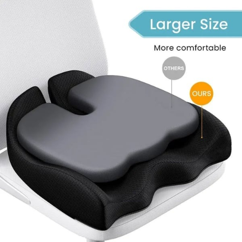 ⏰ Today Only – 49% OFF 🎁 Ergonomic Memory Foam Seat Cushion